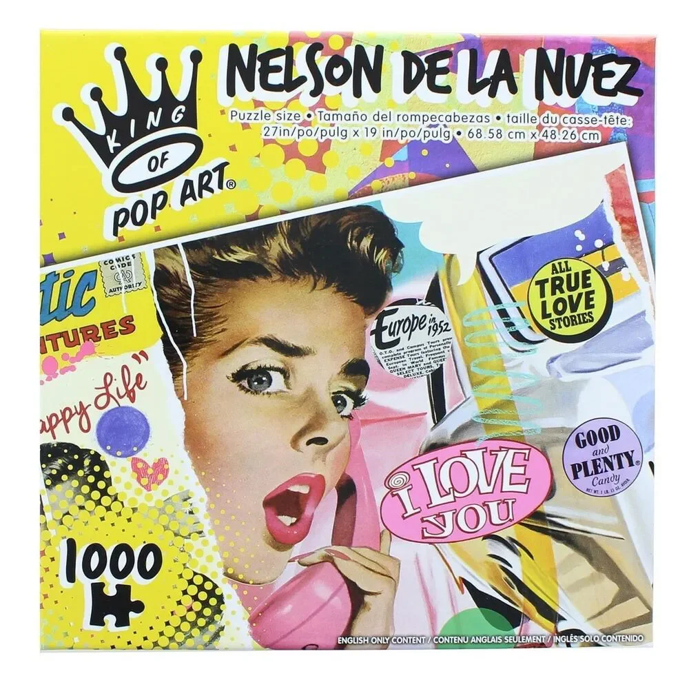 Nelson De La Nuez King Of Pop Art 1000 Piece Jigsaw Puzzle | Sweet Happy Life